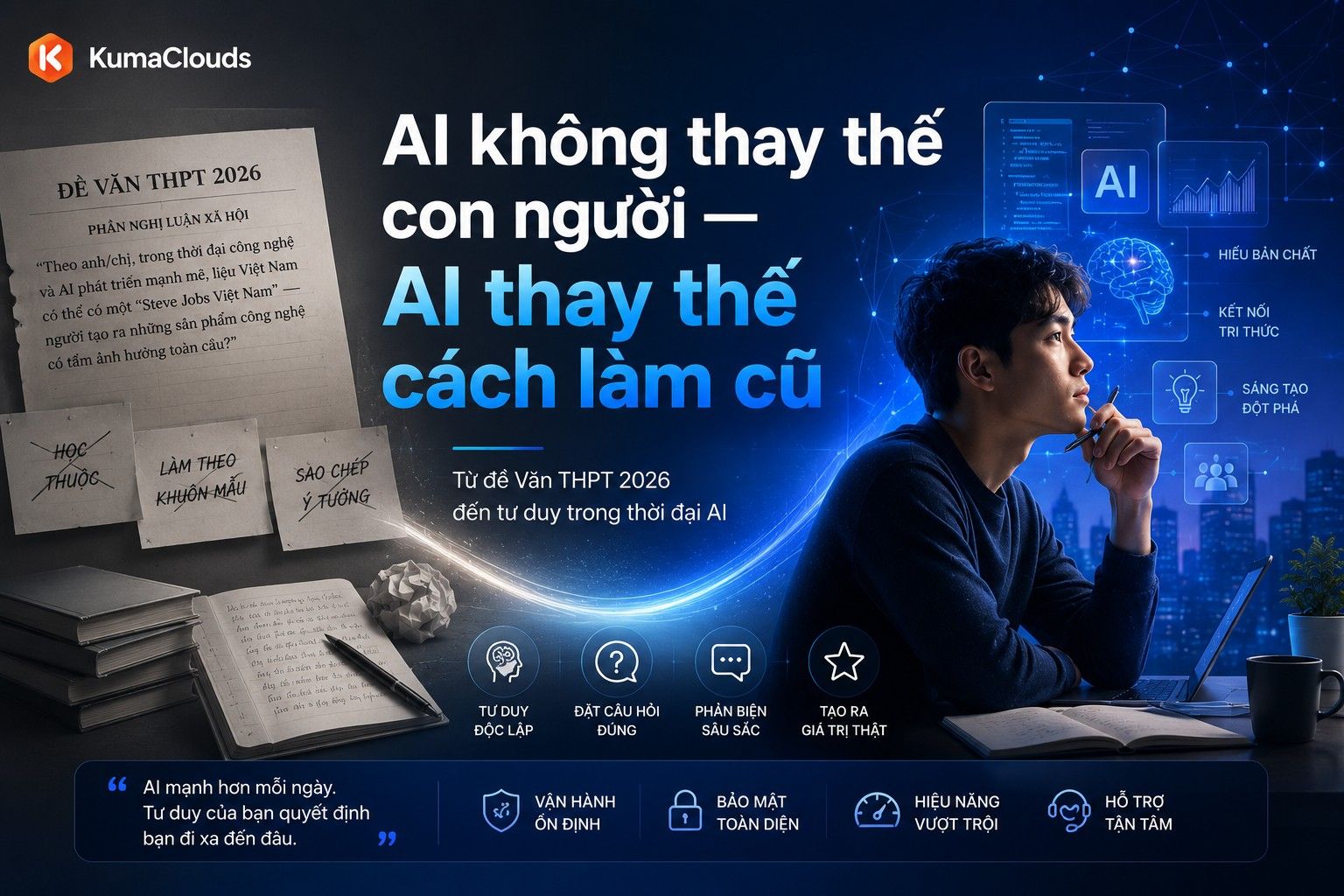 Từ “Steve Jobs Việt Nam” đến AI: Công nghệ không thay thế con người, nó thay thế cách làm cũ